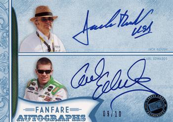 2011 Press Pass Fanfare - FanFare Dual Autographs #FA-JRCE Jack Roush / Carl Edwards Front