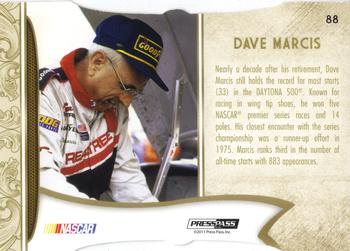 2011 Press Pass Fanfare - Holofoil Die Cuts #88 Dave Marcis Back