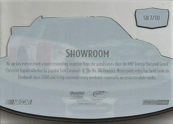 2011 Press Pass Showcase - Showroom #SR 7 Dale Earnhardt Jr. car Back