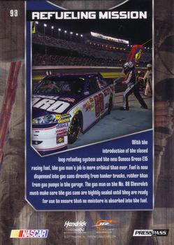 2011 Press Pass Stealth - Black and White #93 No. 88 AMP Energy/National Guard Chevrolet Back