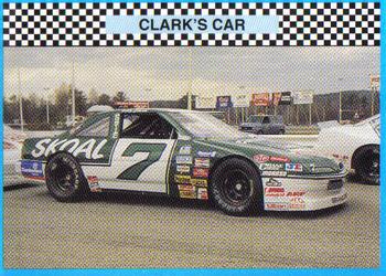 1992 Winner's Choice Busch #8 Billy Clark's Car Front