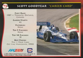 1992 All World Indy #73 Scott Goodyear Back