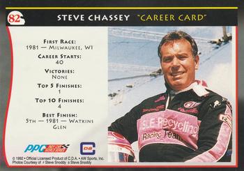 1992 All World Indy #82 Steve Chassey Back