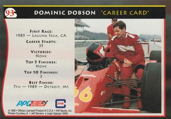 1992 All World Indy #93 Dominic Dobson Back