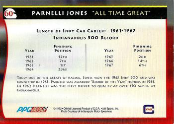 1992 All World Indy #60 Parnelli Jones Back