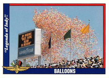 1991 Collegiate Collection Legends of Indy #69 Balloons Front