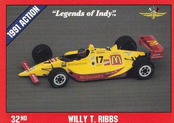 1992 Collegiate Collection Legends of Indy #33 Willy T. Ribbs Front