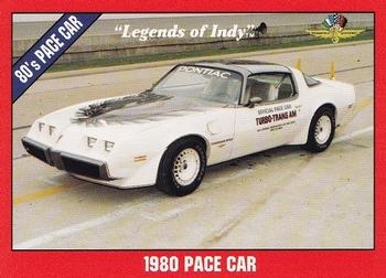 1992 Collegiate Collection Legends of Indy #47 1980 Pace Car Front