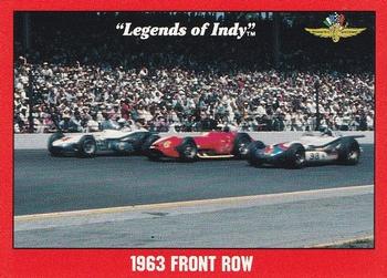 1992 Collegiate Collection Legends of Indy #71 1963 Front Row Front