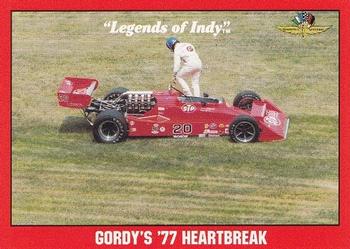 1992 Collegiate Collection Legends of Indy #90 Gordy's '77 Heartbreak Front