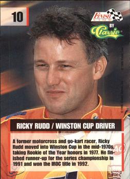 1995 Finish Line #10 Ricky Rudd Back