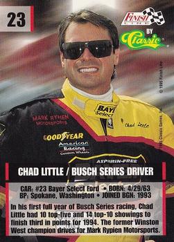 1995 Finish Line #23 Chad Little Back