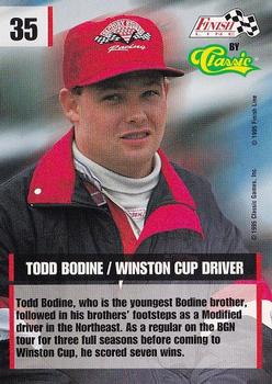 1995 Finish Line #35 Todd Bodine Back