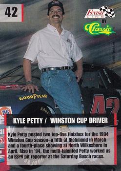 1995 Finish Line #42 Kyle Petty Back