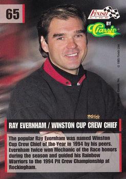 1995 Finish Line #65 Ray Evernham Back