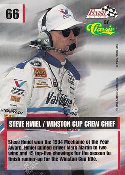 1995 Finish Line #66 Steve Hmiel Back