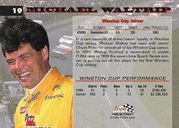 1995 Finish Line Coca-Cola 600 #19 Michael Waltrip Back