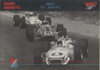 1992 Collect-a-Card Andretti Family Racing #19 1967 St. Jovite Front