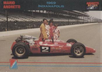 1992 Collect-a-Card Andretti Family Racing #97 1969 Indianapolis Front