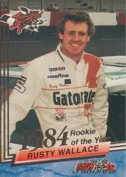 1993 Wheels Rookie Thunder - Platinum #25 Rusty Wallace Front