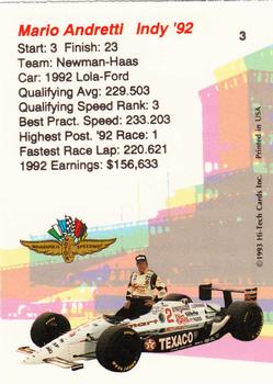 1993 Hi-Tech Indy #3 Mario Andretti Back