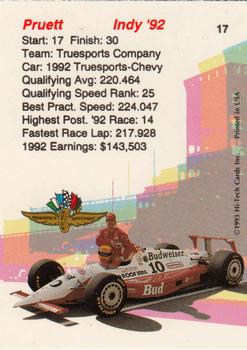 1993 Hi-Tech Indy #17 Scott Pruett Back