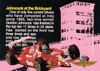 1993 Hi-Tech Indy #64 Gordon Johncock Back