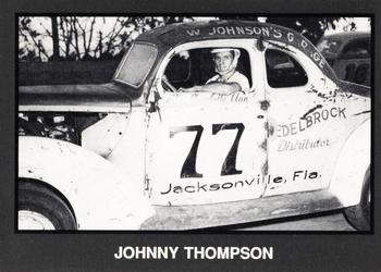 1989-90 TG Racing Masters of Racing #20 Johnny Thompson Front