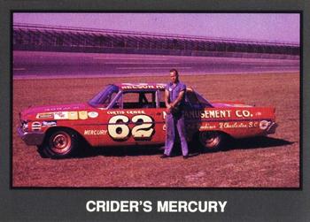 1989-90 TG Racing Masters of Racing #36 Curtis Crider Front