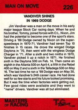 1989-90 TG Racing Masters of Racing #226 Man on Move Back
