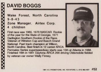 1991 Langenberg ARCA/Hot Stuff #52 David Boggs Back