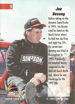 1995 Finish Line Super Series #5 Joe Bessey Back