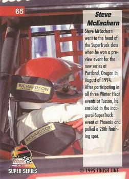 1995 Finish Line Super Series #65 Steve McEachern Back