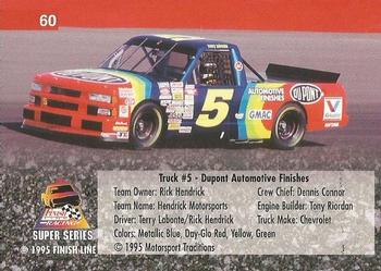 1995 Finish Line Super Series - Rainbow Foil #60 Terry Labonte's Truck Back
