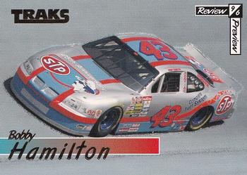 1996 Traks Review & Preview #2 Bobby Hamilton Front