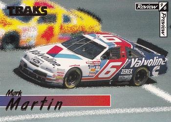 1996 Traks Review & Preview #5 Mark Martin Front