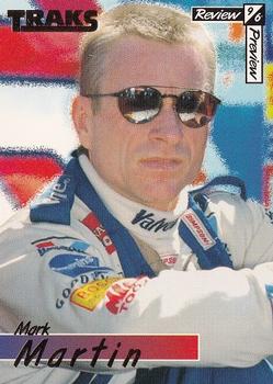 1996 Traks Review & Preview #11 Mark Martin Front