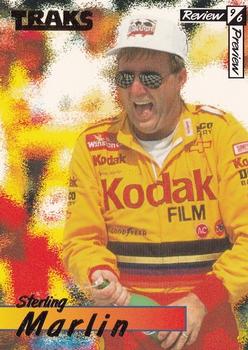 1996 Traks Review & Preview #17 Sterling Marlin Front
