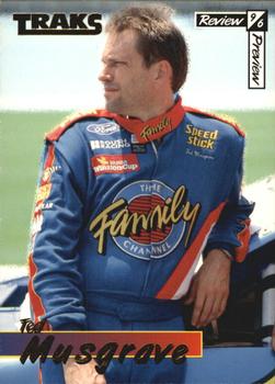 1996 Traks Review & Preview #43 Ted Musgrave Front