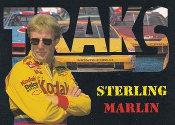 1996 Traks Review & Preview - Triple-Chase #TC 1 Sterling Marlin Front