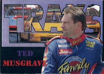 1996 Traks Review & Preview - Triple-Chase Holofoil #TC 2 Ted Musgrave Front