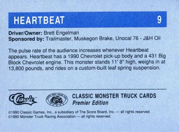 1990 Classic Monster Trucks #9 Heartbeat Back