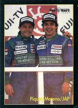 1991 ProTrac's Formula One #185 Nelson Piquet / Roberto Moreno Front