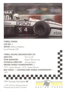 1991 ProTrac's Formula One #8 Tyrrell 020 Back