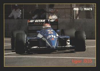 1991 ProTrac's Formula One #62 Ligier JS35 Front