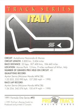 1991 ProTrac's Formula One #92 Italy Back