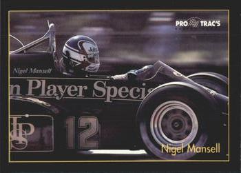 1991 ProTrac's Formula One #125 Nigel Mansell Front