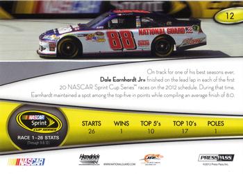 2013 Press Pass - Color Proof Yellow #12 Dale Earnhardt Jr. Back