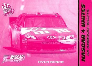 2013 Press Pass - Color Proof Magenta #77 Kyle Busch's car Front