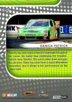 2013 Press Pass - Cool Persistence #CP 2 Danica Patrick Back